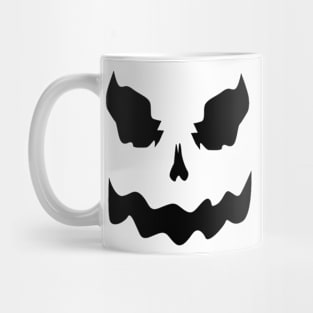 Spooky Ghost Face Halloween Costume Party Tee Mug